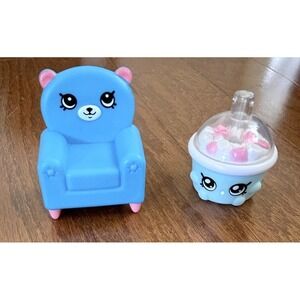 Shopkins Happy Places Blue Chair & Babycino